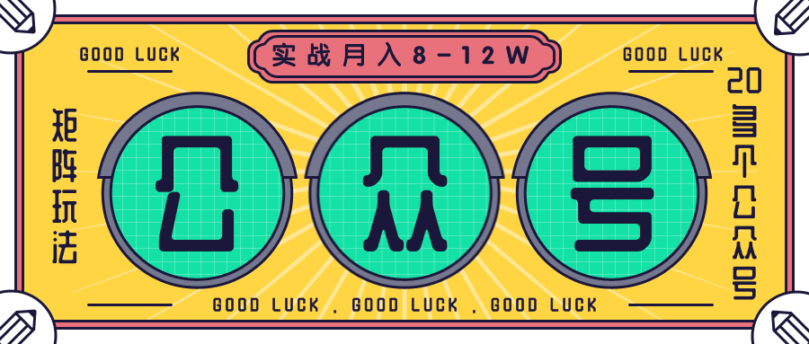 公众号矩阵实战1年多，20多个公众号，关注数70W左右，每个月收益大概在8-12W-第一资源站