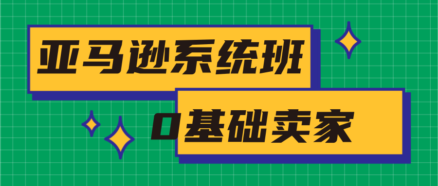 亚马逊系统班，专为0基础卖家量身打造，亚马逊运营流程与架构-第一资源站