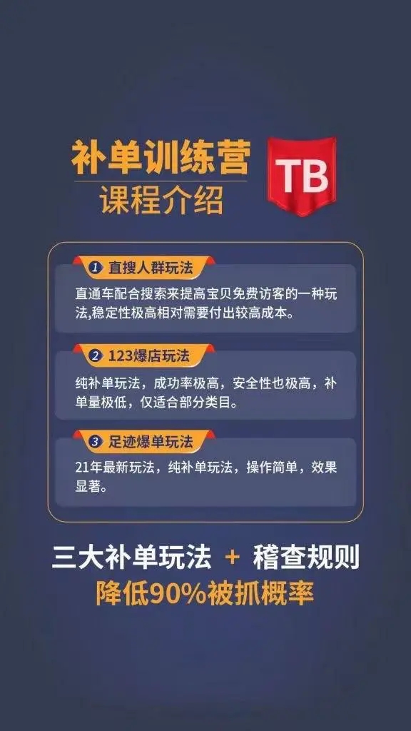 数据蛇淘宝2021最新三大补单玩法+稽查规则，降低90%被抓概率-第一资源站