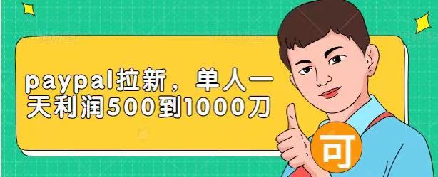 Paypal拉新赚美刀项目，单人一天利润500-1000刀【视频课程】-第一资源站