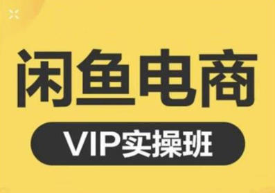 鱼客·闲鱼电商零基础入门到进阶VIP实战课程，帮助你掌握闲鱼电商所需的各项技能-第一资源站