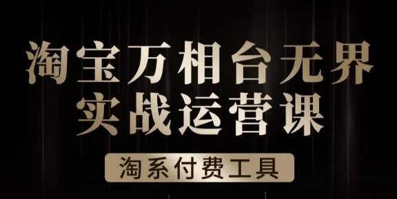 沧海·淘系万相台无界实战运营课，万相台无界实操全案例解析-第一资源站