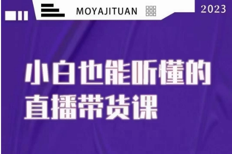 大威本威·能听懂的直播带货课，小白也能听懂，20节完整-第一资源站