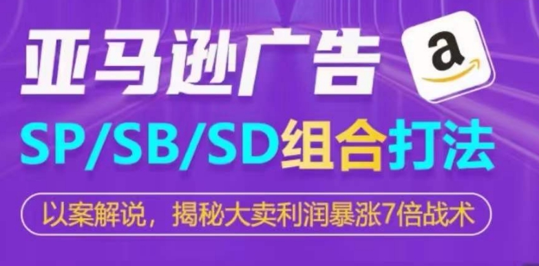 亚马逊SP/SB/SD广告组合打法，揭秘大卖利润暴涨7倍战术-第一资源站